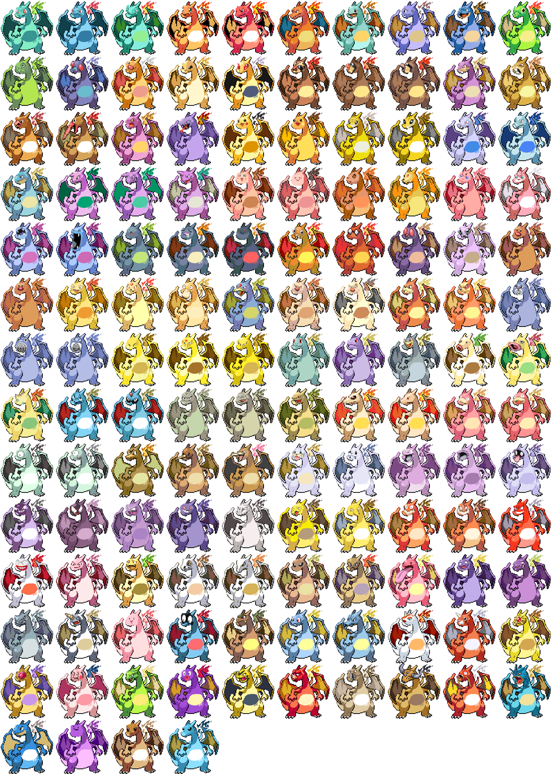 Illustration for article titled Here's Every Single Pokemon Fusion Possible